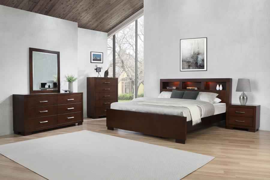 Jessica 5-piece Queen Bedroom Set Cappuccino - Home & Sleep Outlet