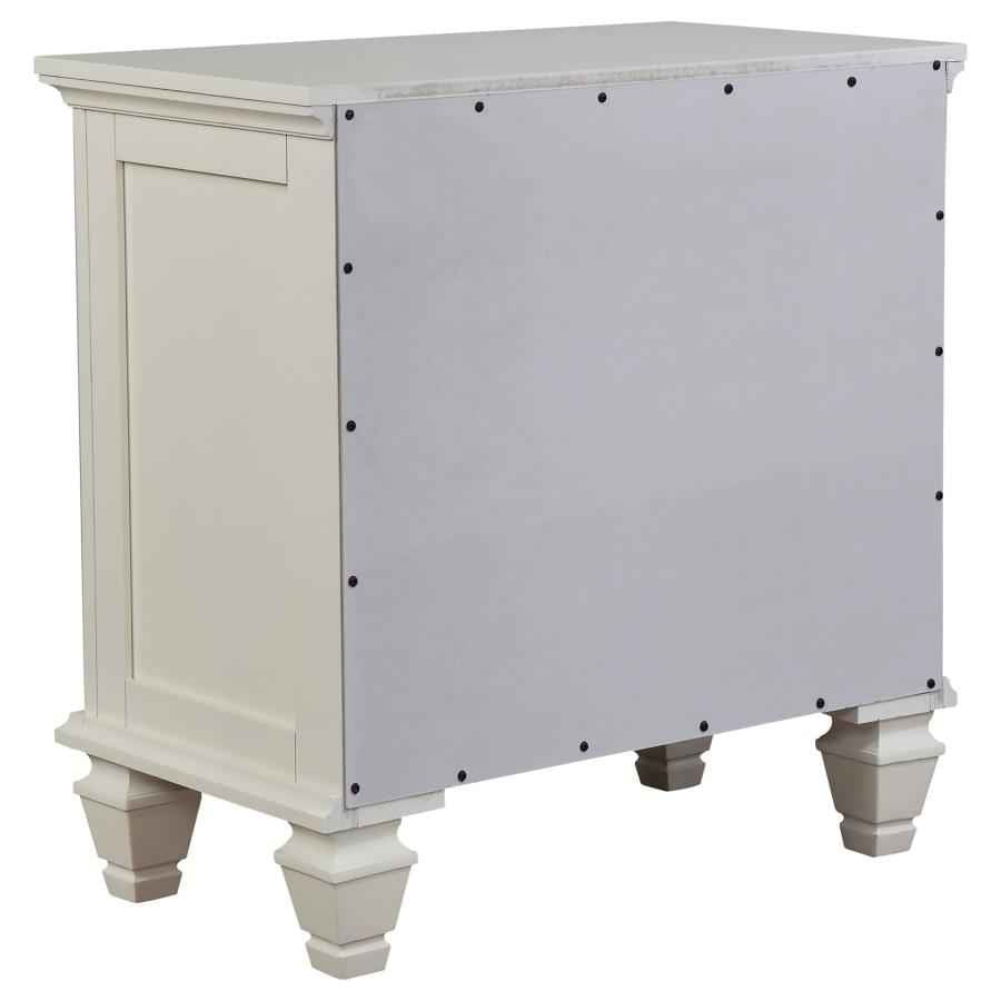 Sandy Beach 5-piece Queen Bedroom Set Cream White - Home & Sleep Outlet