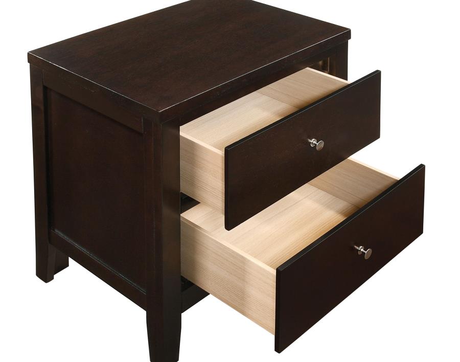 Carlton 4-piece California King Bedroom Set Cappuccino