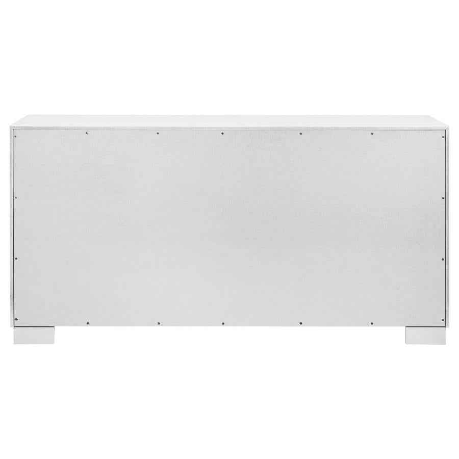 Jessica 6-drawer Dresser Snow White