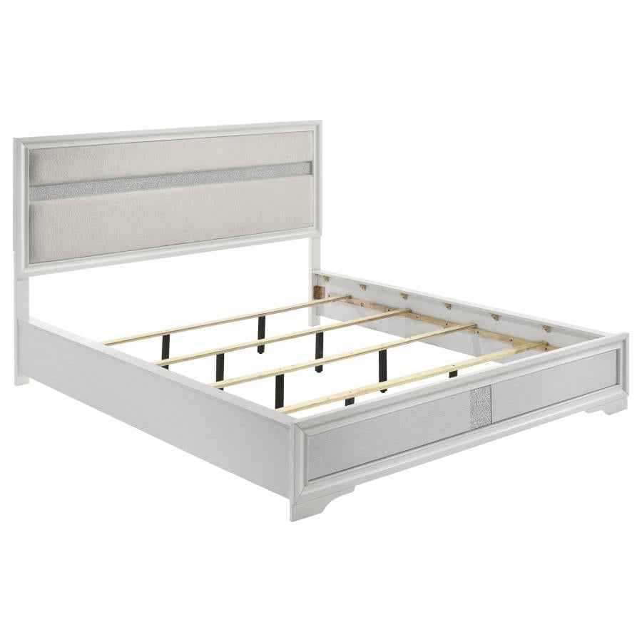 Miranda 5-piece California King Bedroom Set White - Home & Sleep Outlet