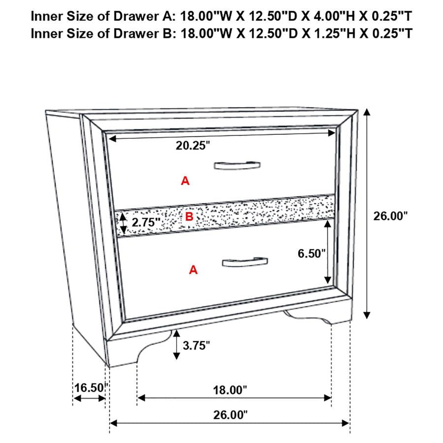 Miranda 4-piece Queen Bedroom Set White - Home & Sleep Outlet