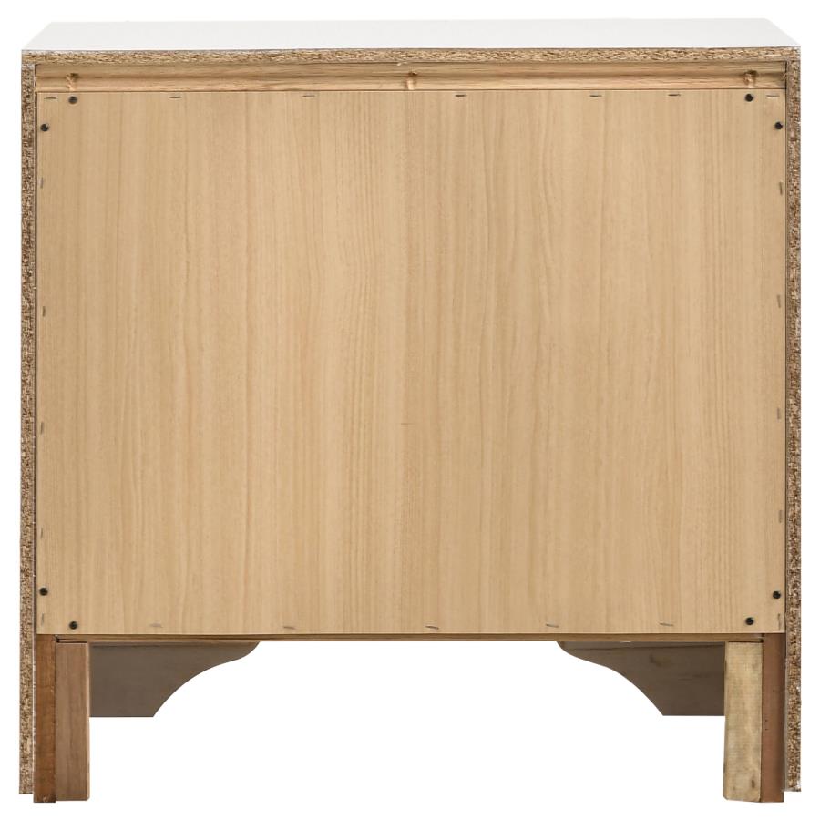 Miranda 3-drawer Nightstand Bedside Table White - Home & Sleep Outlet