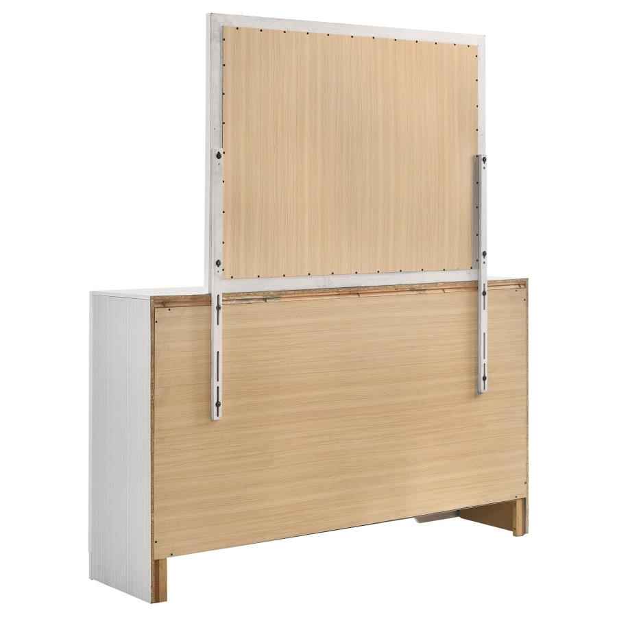 Miranda 7-drawer Dresser with Mirror White - Home & Sleep Outlet