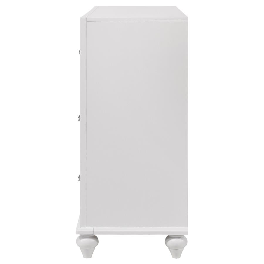 Barzini 7-drawer Dresser White