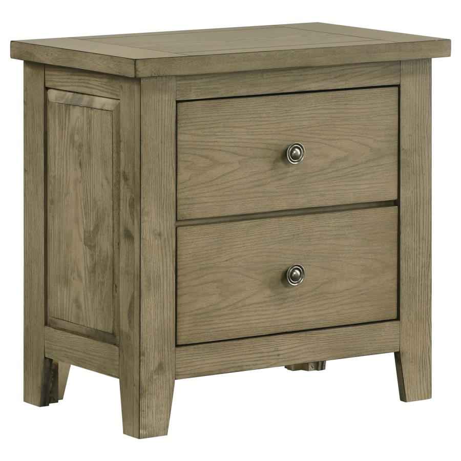 Hazlewood 4-piece Eastern King Bedroom Set Vineyard Oak