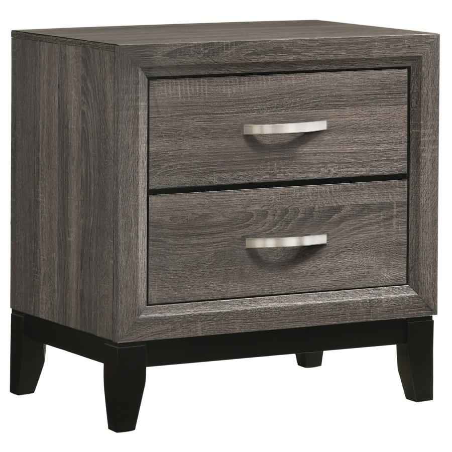 Watson Four-piece Twin Bedroom Set Grey Oak