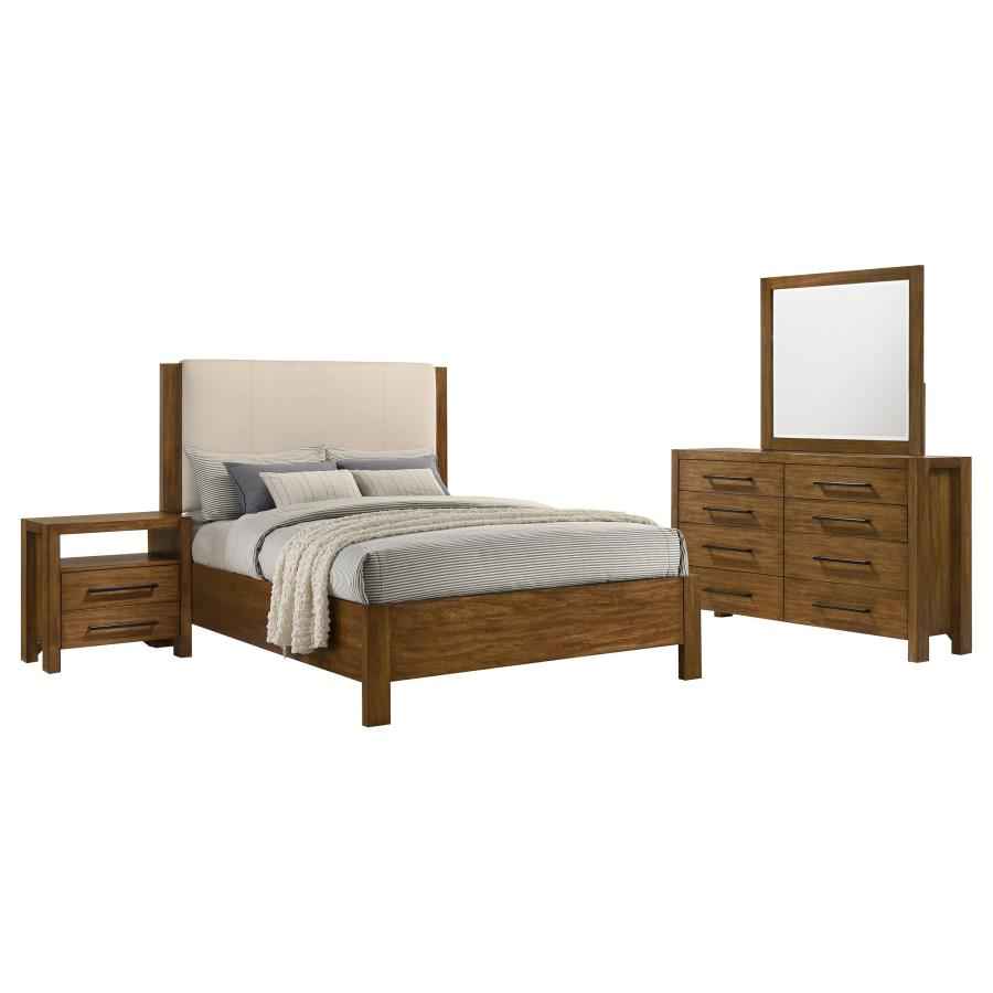 Adderley 4-piece California King Bedroom Set Warm Brown - Home & Sleep Outlet