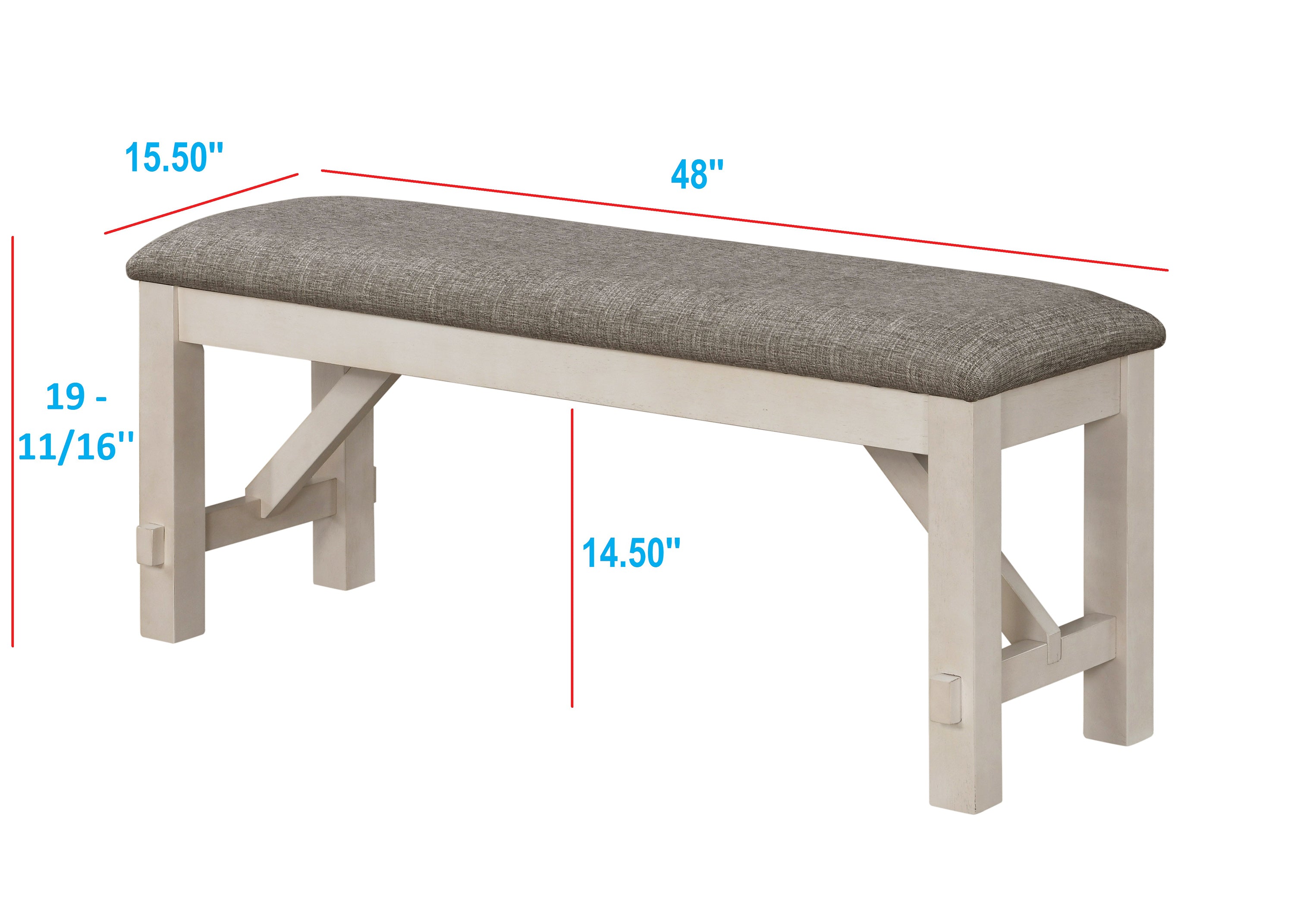 MARIBELLE 2158CG-6P (7-Piece Dining Set)
