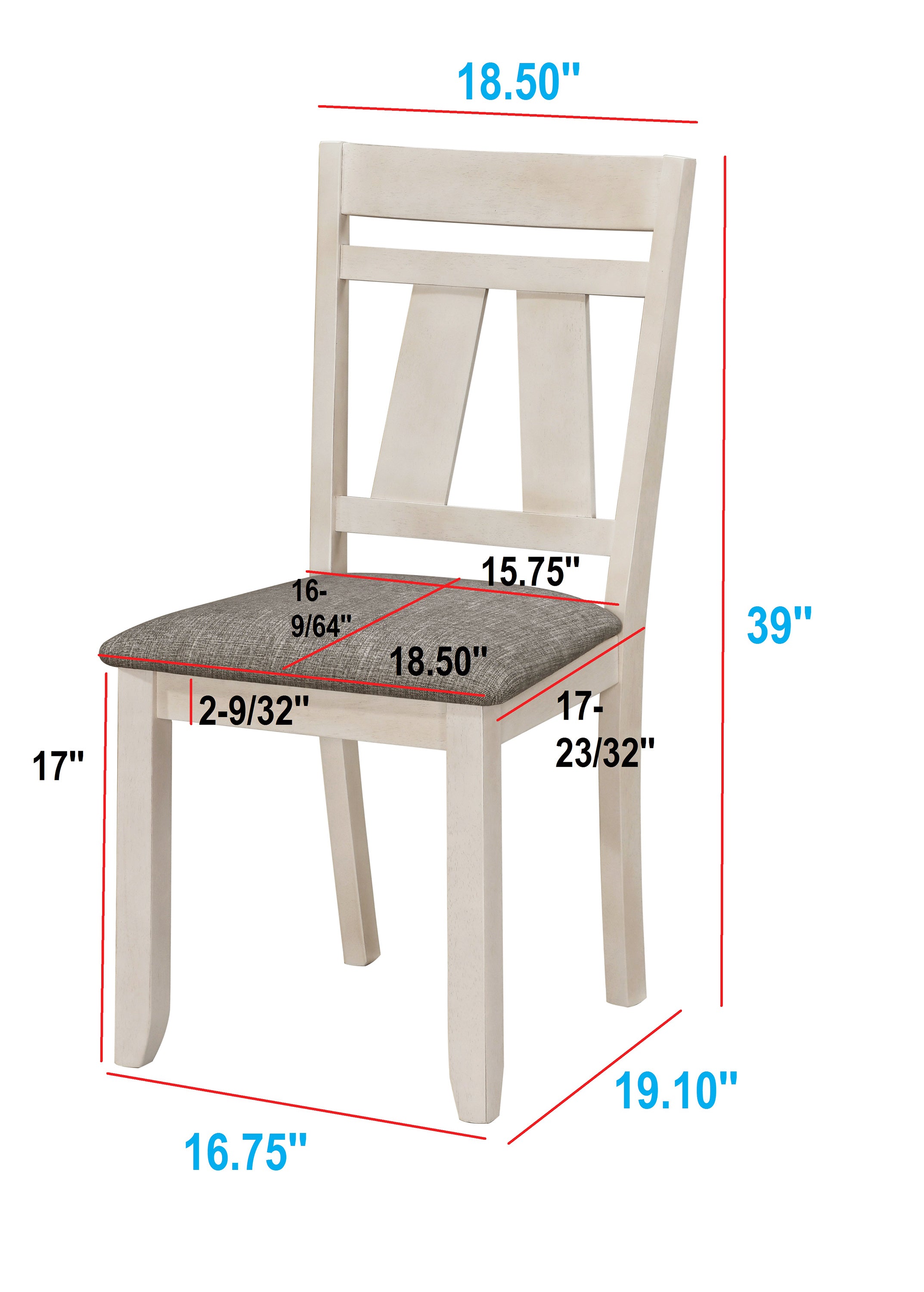 MARIBELLE 2158CG-5P (6-Piece Dining Set)