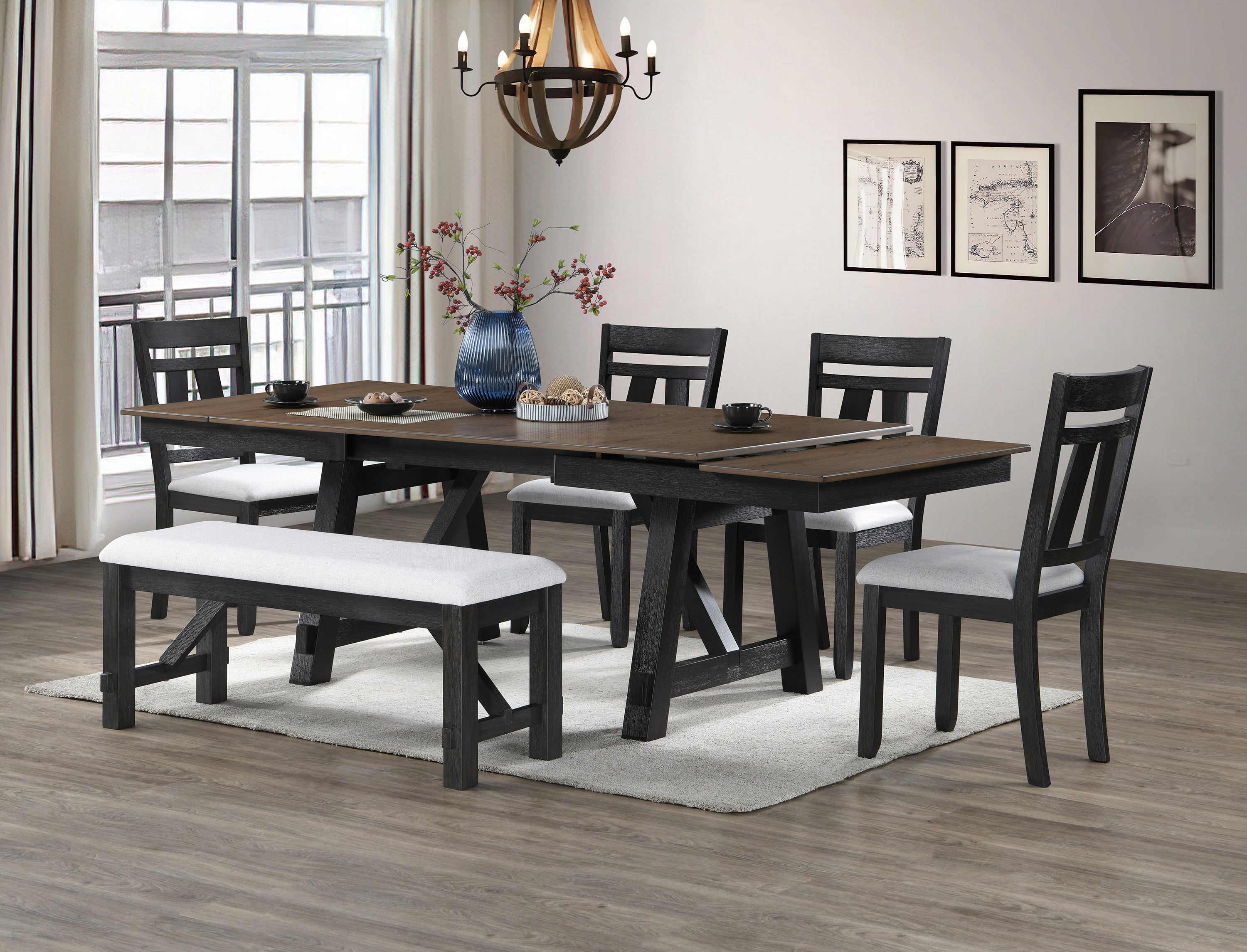 MARIBELLE 2158WC-6P (7-Piece Dining Set)