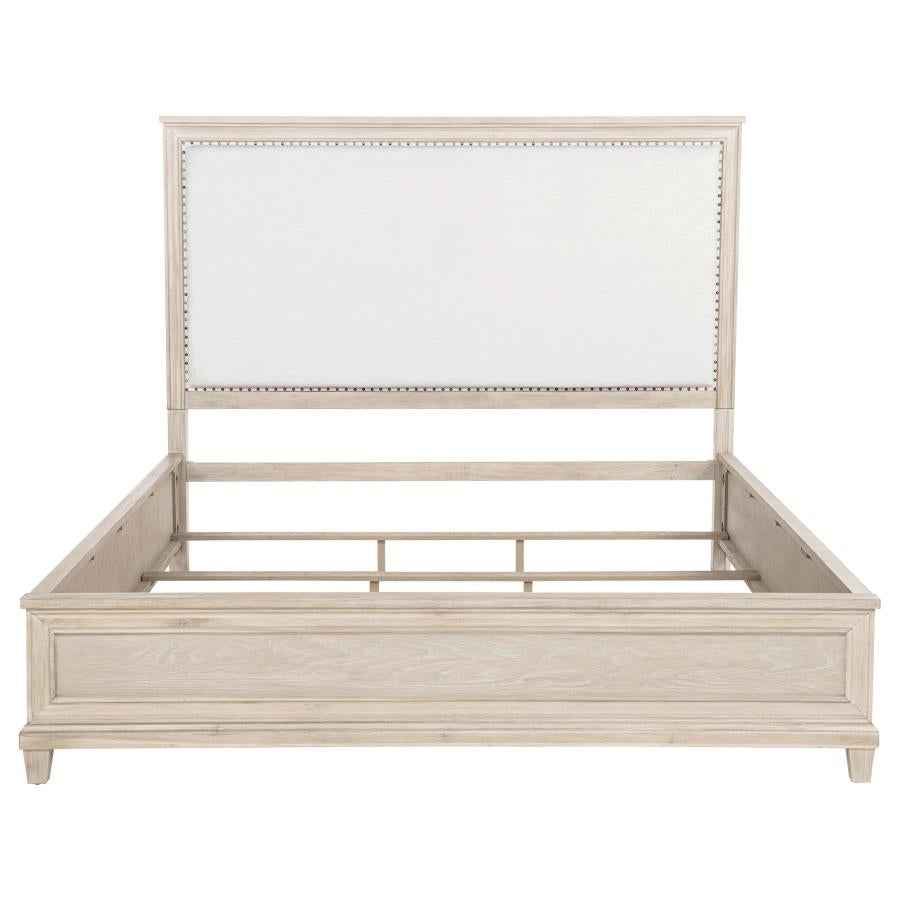 Pembroke 66-inch Eastern King Panel Bed Washed Oak