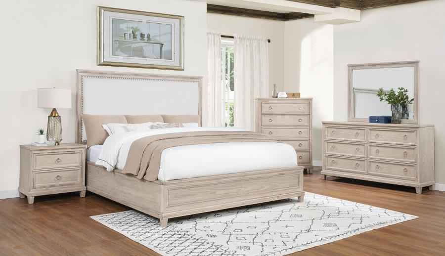 Pembroke 5-piece Queen Bedroom Set Washed Oak