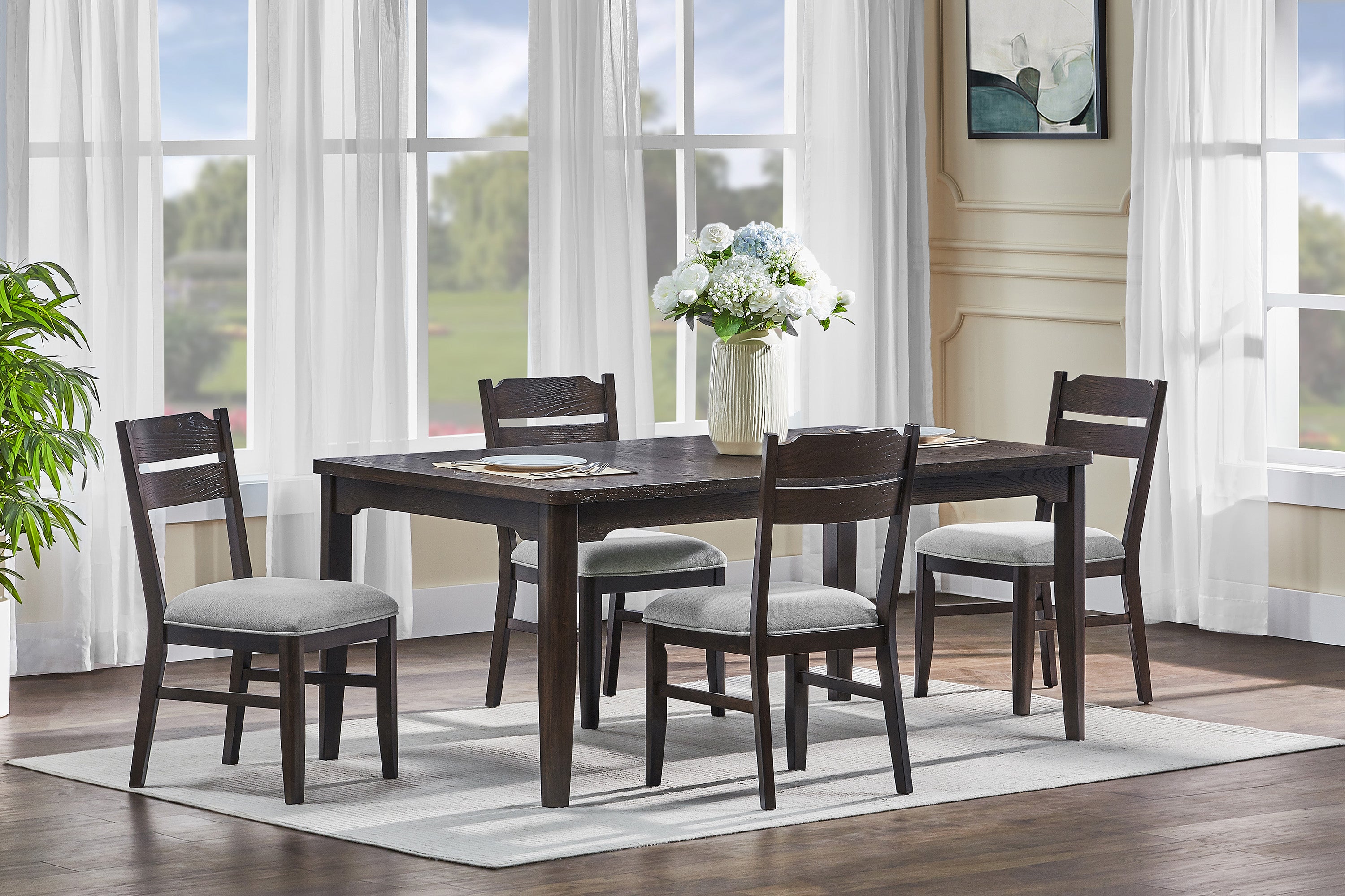 HIGGINS 2204-5P (5-Piece Dining Set)