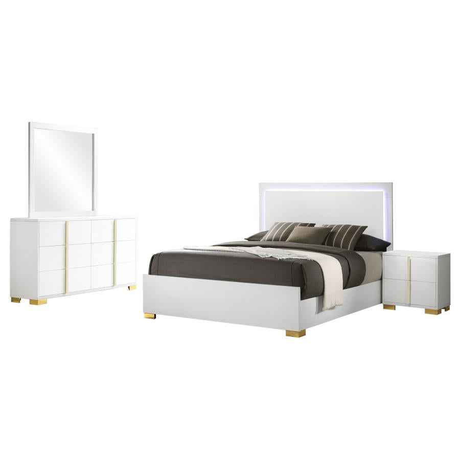Marceline 4-piece Queen Bedroom Set White - Home & Sleep Outlet