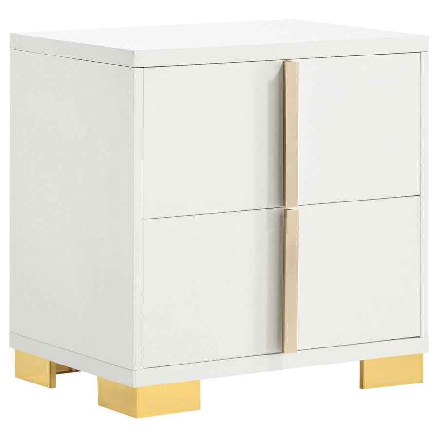 Marceline 2-drawer Nightstand White - Home & Sleep Outlet