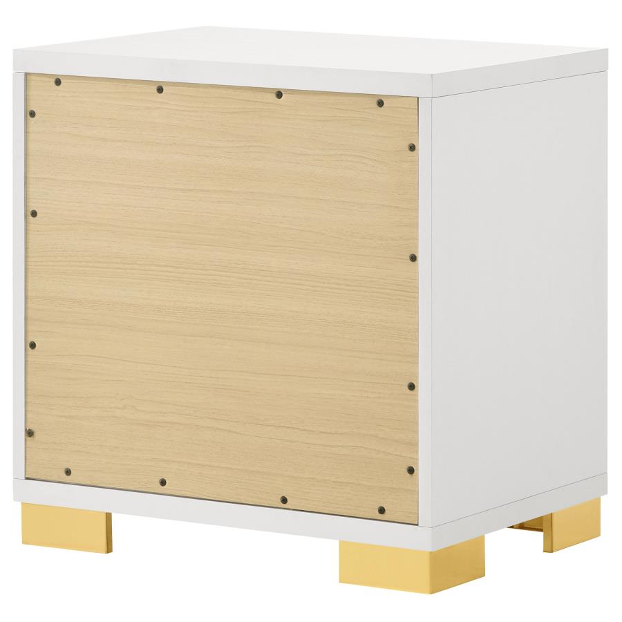 Marceline 2-drawer Nightstand White - Home & Sleep Outlet