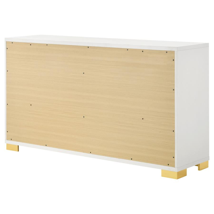 Marceline 6-drawer Dresser White - Home & Sleep Outlet
