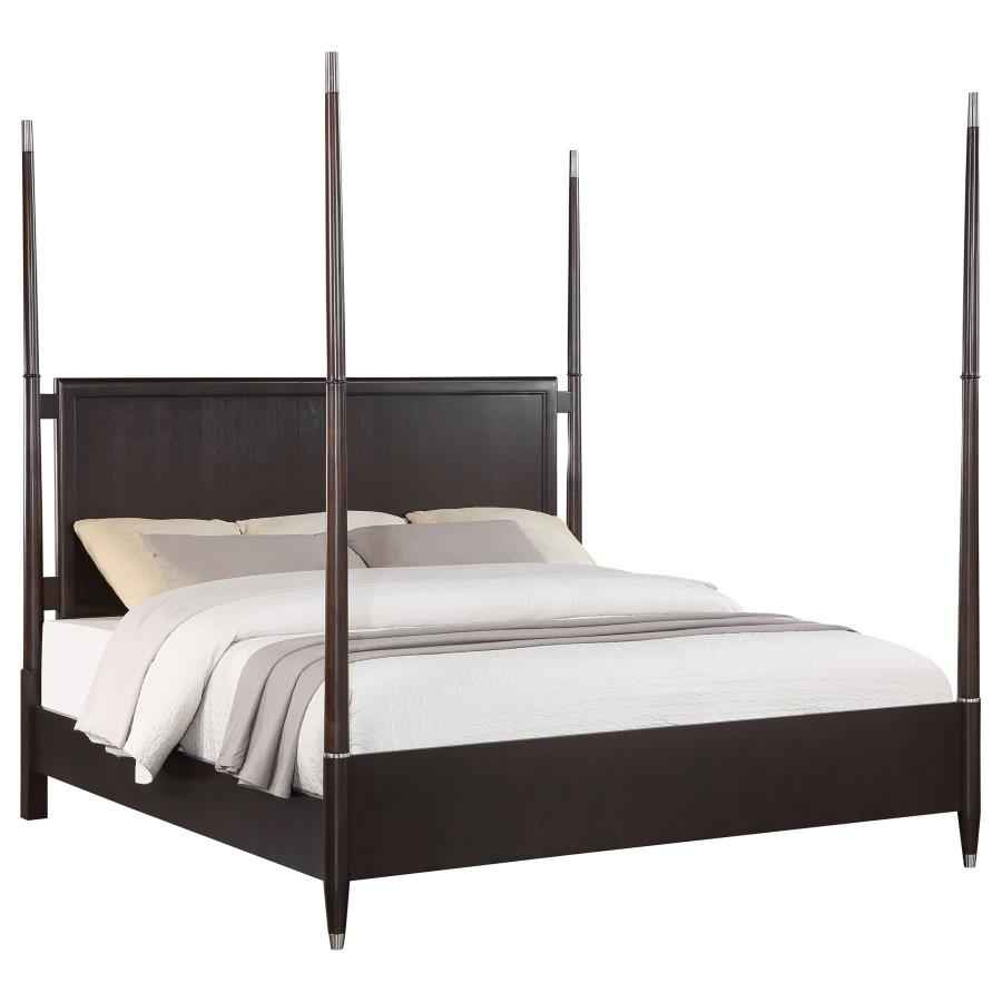 Emberlyn Wood Queen Poster Bed Brown - Home & Sleep Outlet