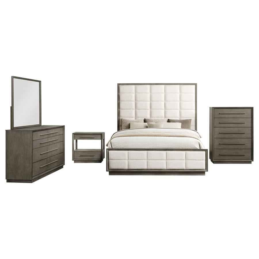 Durango 5-piece California King Bedroom Set Taupe Oak