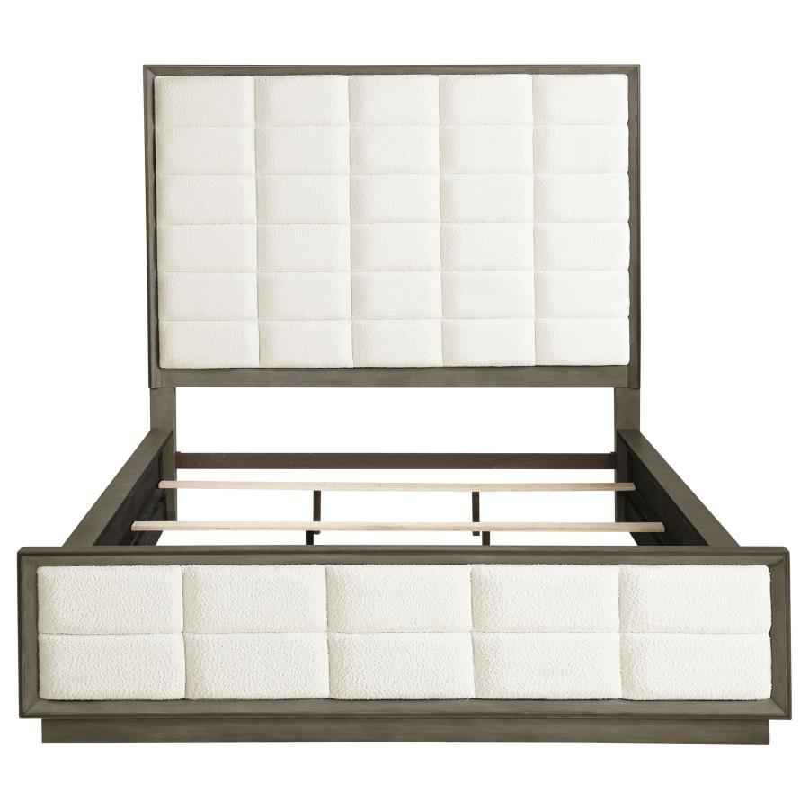 Durango 80-inch California King Panel Bed Taupe Oak