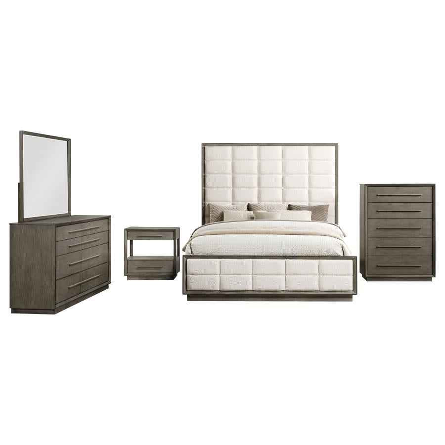 Durango 5-piece Queen Bedroom Set Taupe Oak