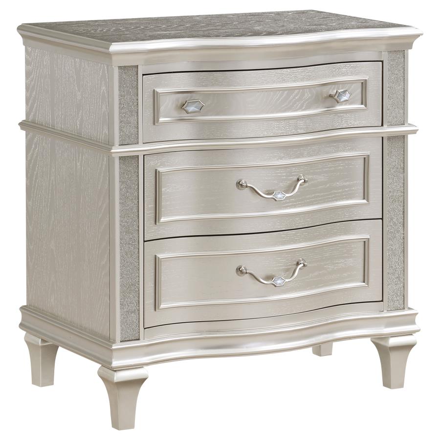 Evangeline 4-piece California King Bedroom Set Silver Oak - Home & Sleep Outlet