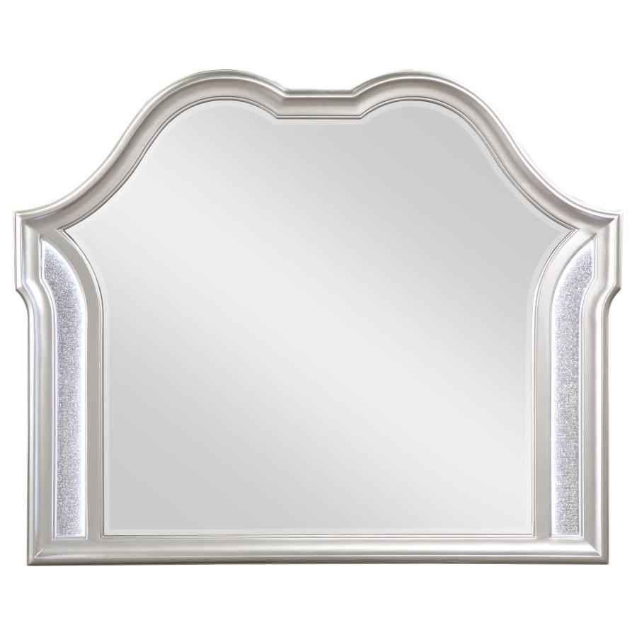 Evangeline Dresser Mirror Silver Oak - Home & Sleep Outlet