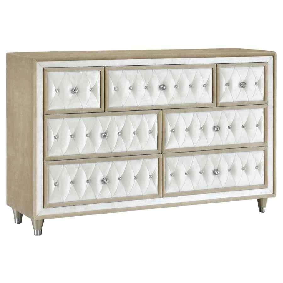 Antonella 4-piece Eastern King Bedroom Set Ivory