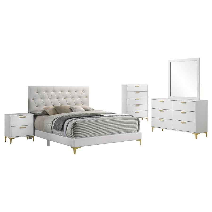 Kendall 5-piece California King Bedroom Set White