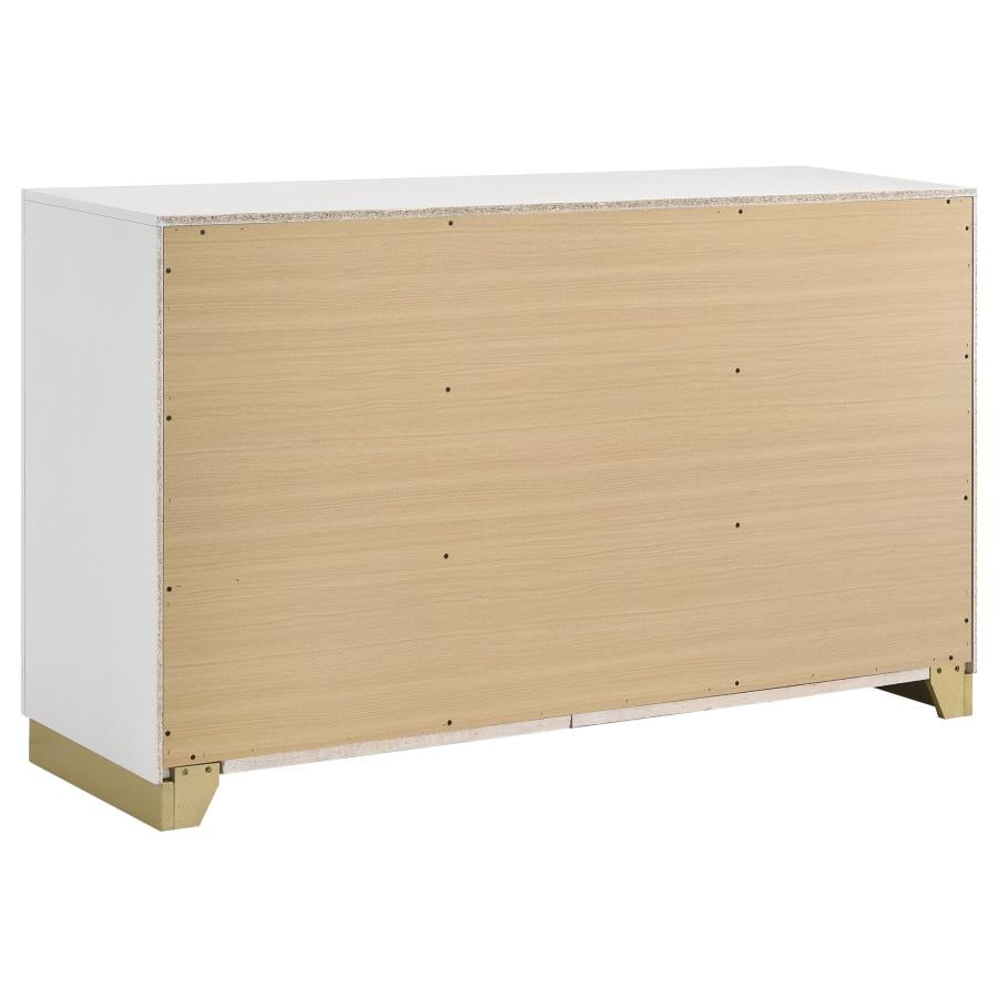 Caraway 5-piece Eastern King Bedroom Set White - Home & Sleep Outlet