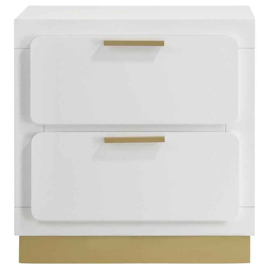 Caraway 2-drawer Nightstand White - Home & Sleep Outlet