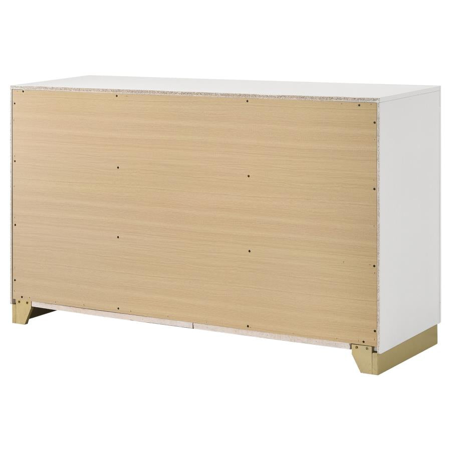 Caraway 6-drawer Dresser White - Home & Sleep Outlet