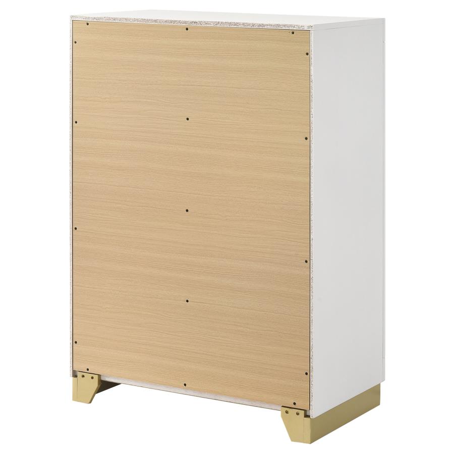 Caraway 4-drawer Bedroom Chest White - Home & Sleep Outlet