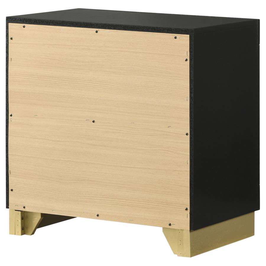 Caraway 2-drawer Nightstand Black - Home & Sleep Outlet