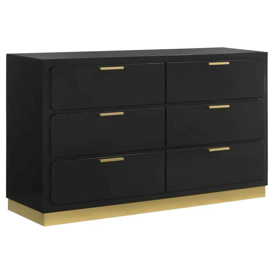 Caraway 6-drawer Dresser Black - Home & Sleep Outlet