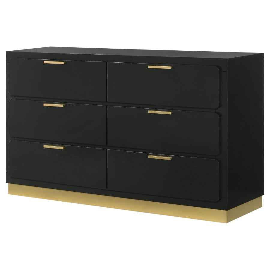 Caraway 6-drawer Dresser Black - Home & Sleep Outlet