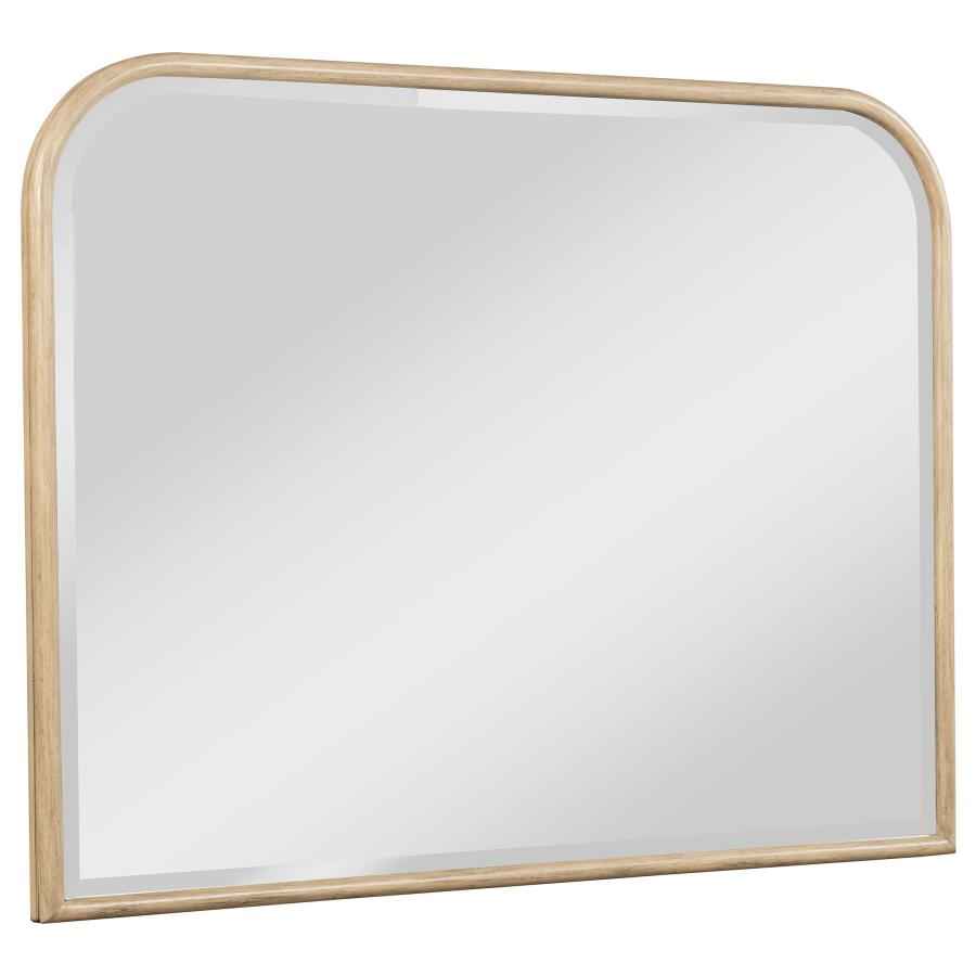 Kailani Dresser Mirror Beige Oak - Home & Sleep Outlet
