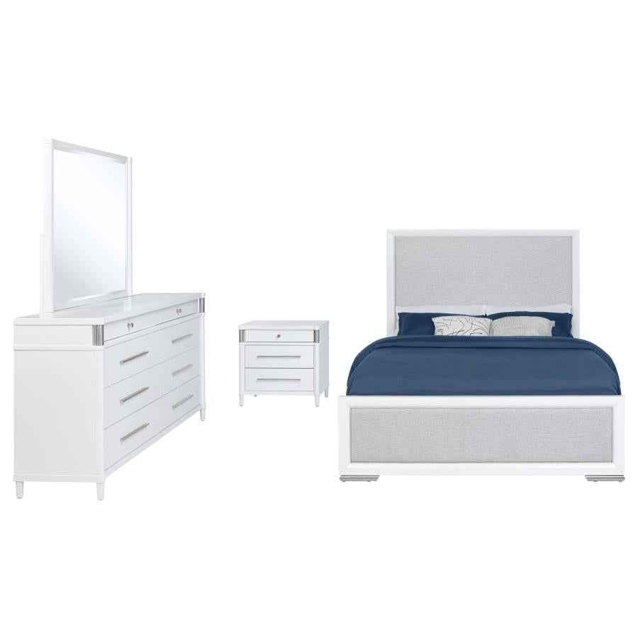 Gracemont 4-piece California King Bedroom Set White - Home & Sleep Outlet