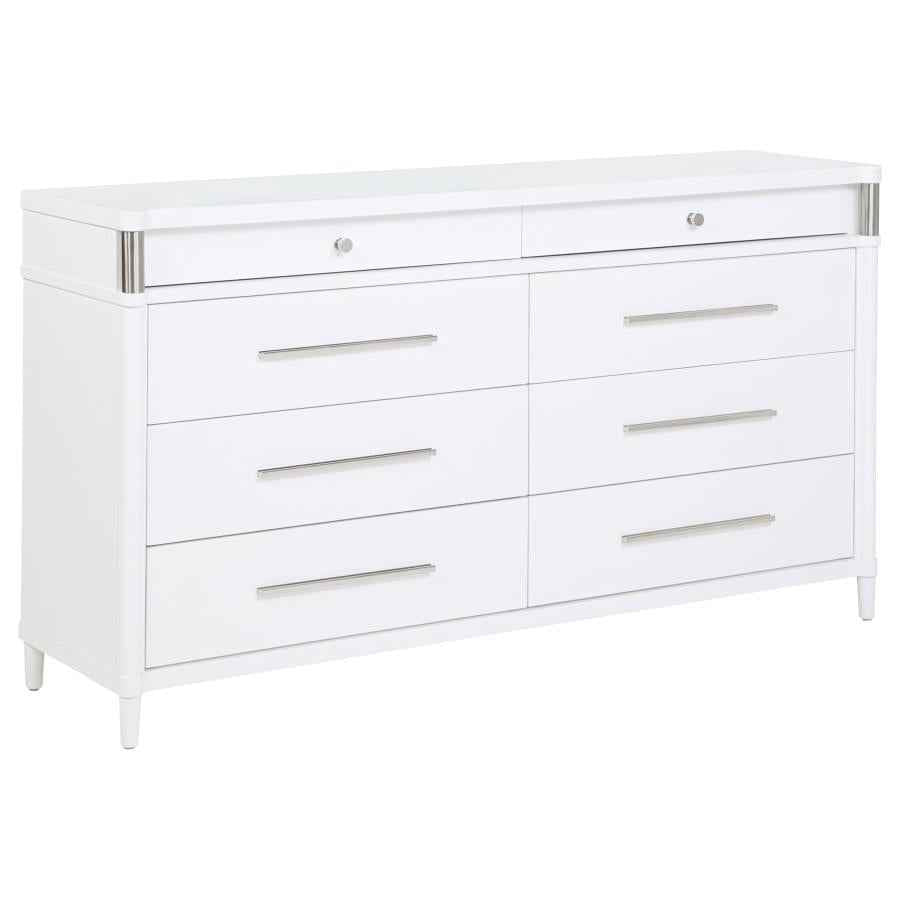 Gracemont 8-drawer Bedroom Dresser Cabinet White - Home & Sleep Outlet