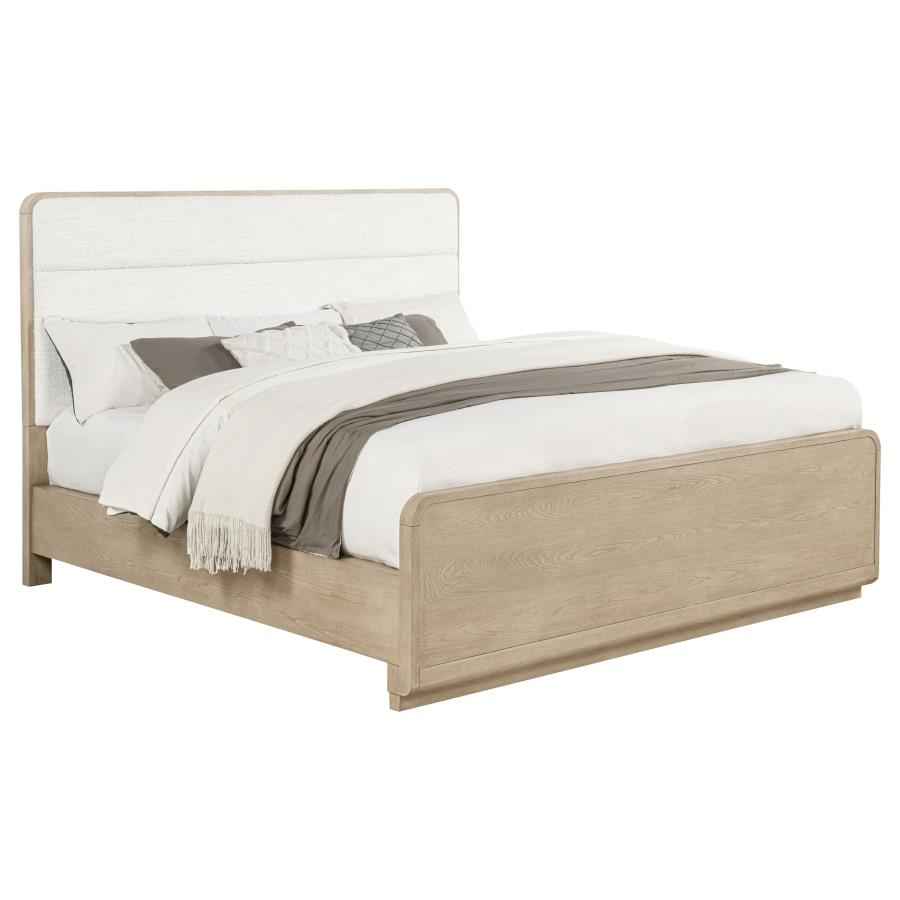 Ladera 56-inch California King Panel Bed Light Elm - Home & Sleep Outlet