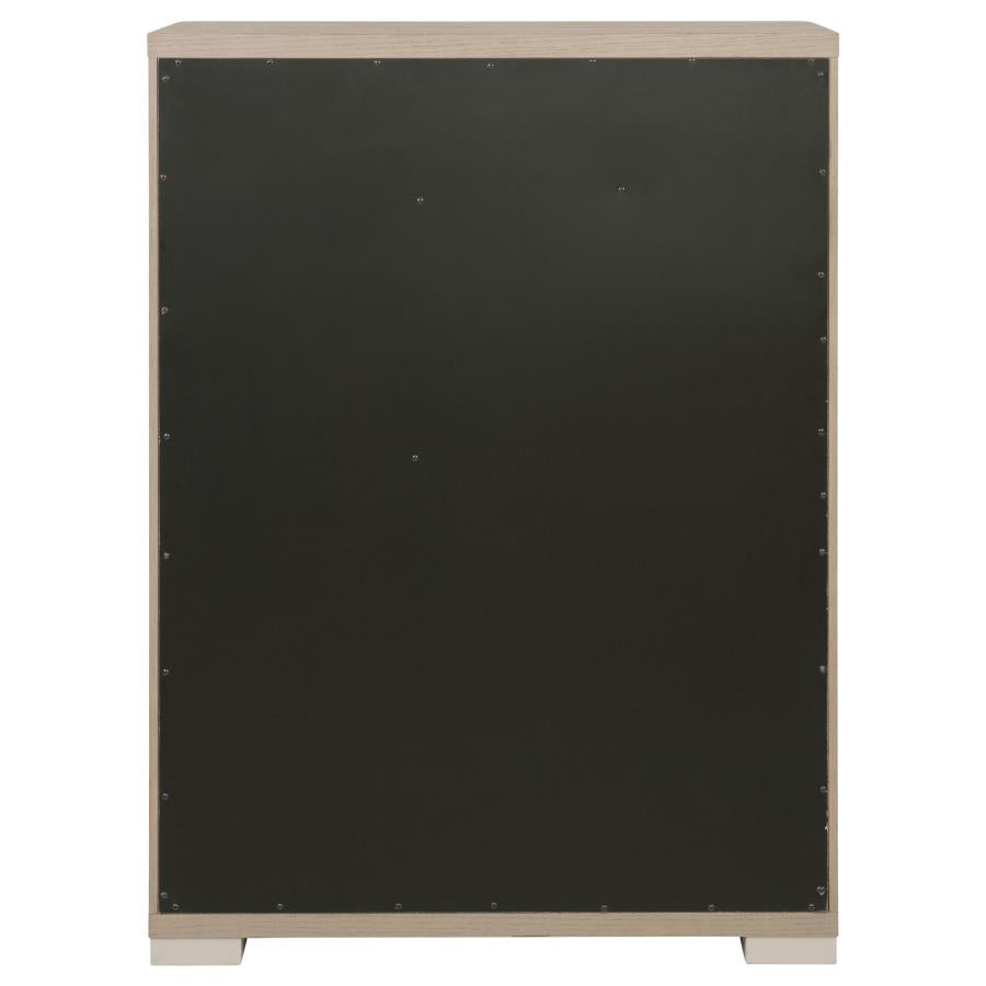Ladera 5-drawer Bedroom Chest of Drawers Light Elm