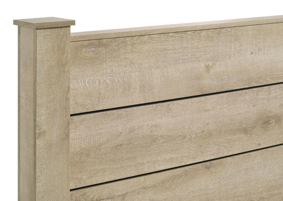 Oakglen 4-piece California King Bedroom Set Weathered Oak