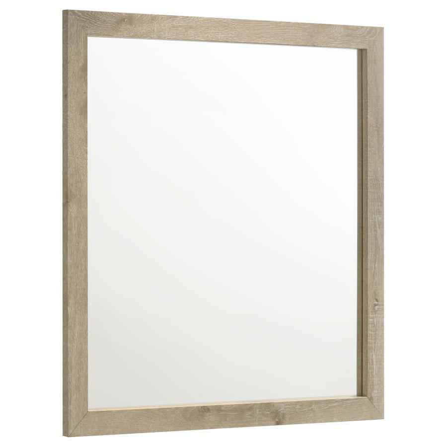Oakglen Dresser Mirror Weathered Oak