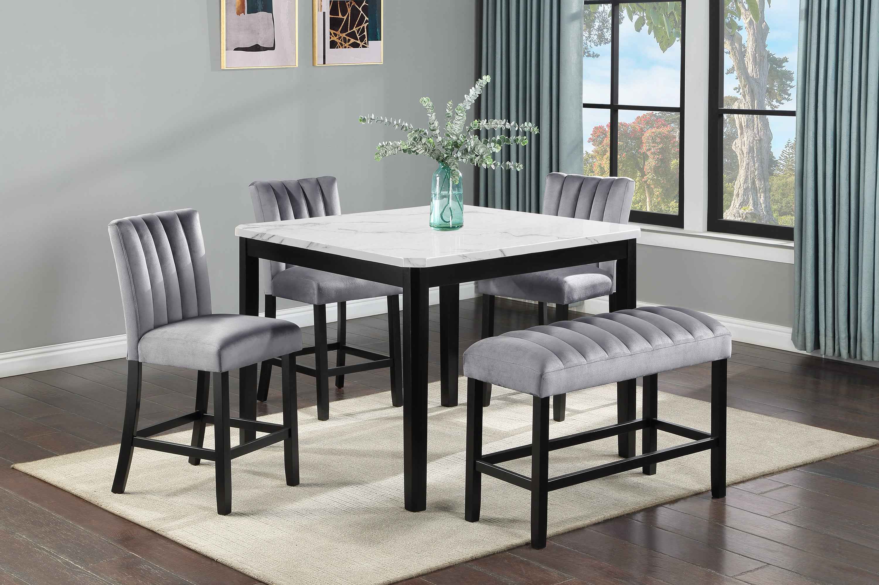 PASCAL 2724-5P (5-Piece Counter Dining Set)