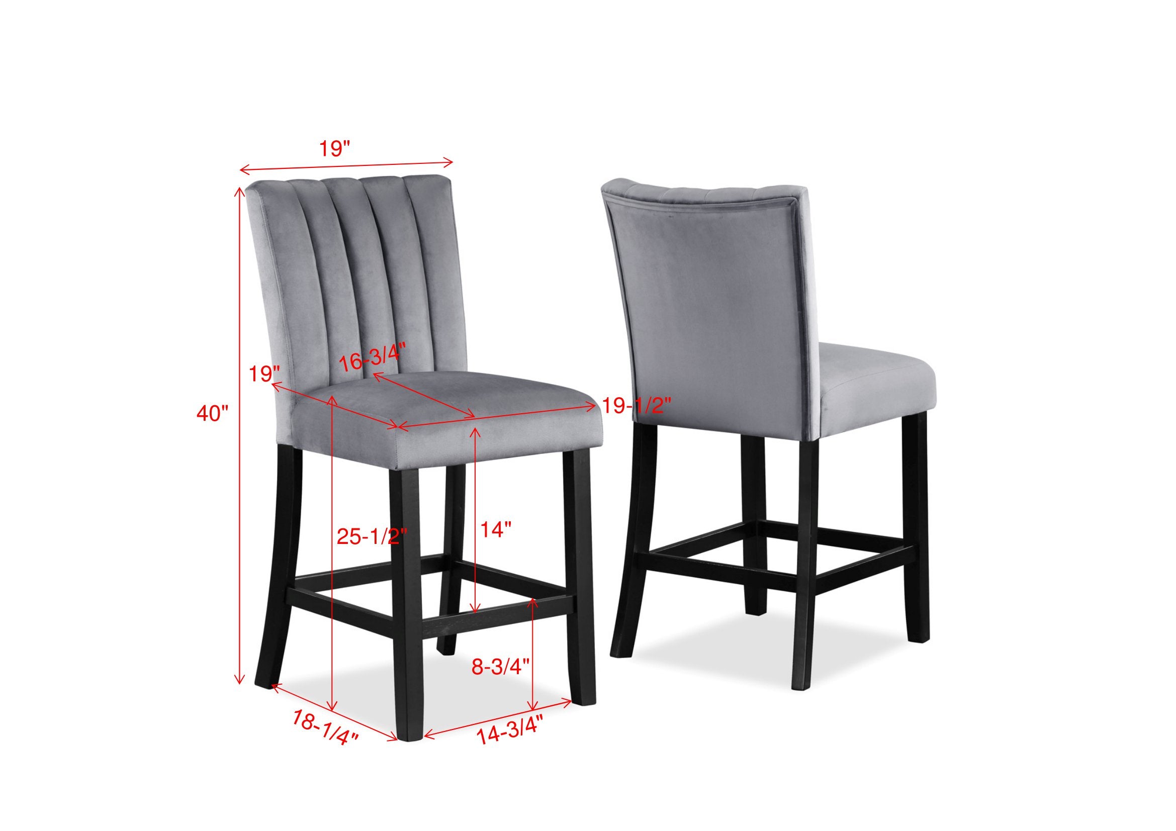 PASCAL 2724-5P (5-Piece Counter Dining Set)