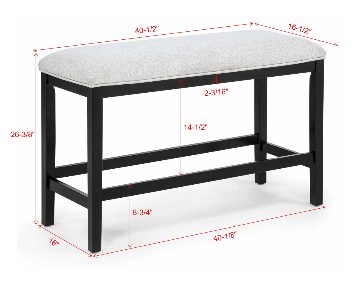 SEBASTIAN 2725-6P (6-Piece Counter Dining Set)
