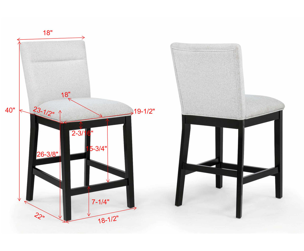 SEBASTIAN 2725-5P (5-Piece Counter Dining Set)