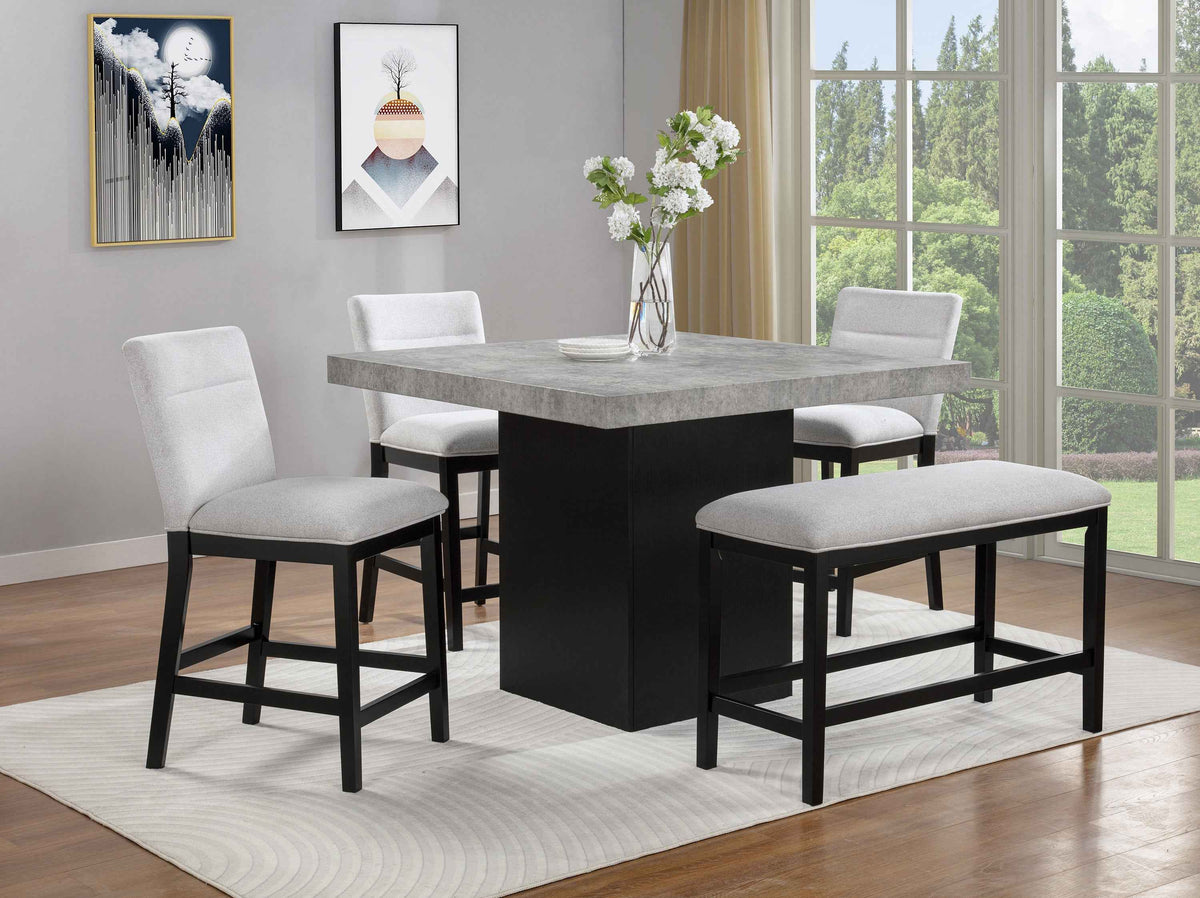 SEBASTIAN 2725-5P (5-Piece Counter Dining Set)