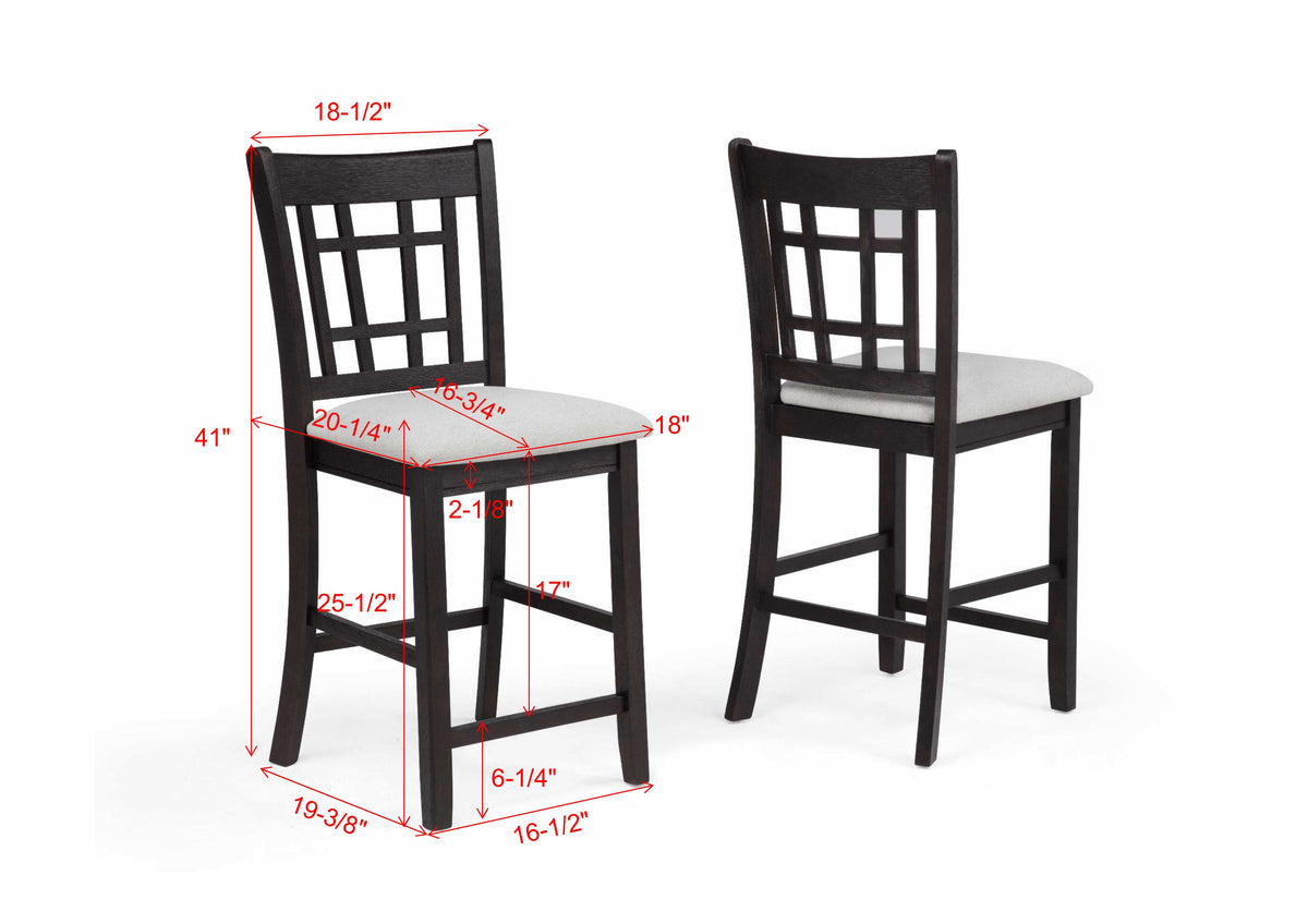 HARTWELL 2795BK-5P (5-Piece Counter Dining Set)